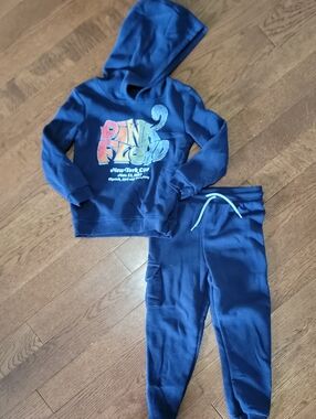 Pink Floyd Navy Hoodie And Joggers Set 5T